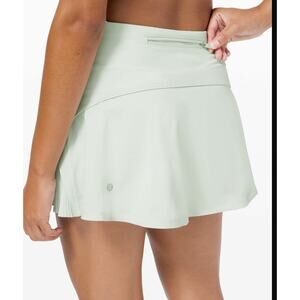 Lululemon play off the pleats skirt island mist